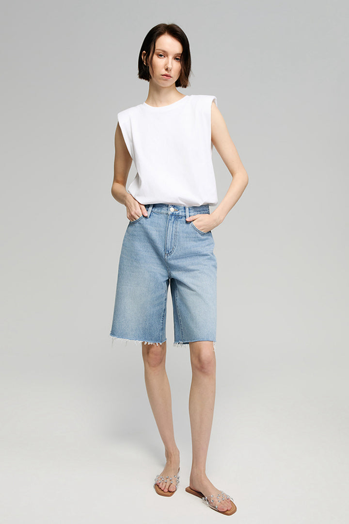 Hey Joanie Coastal Breeze 90's Bermuda Shorts