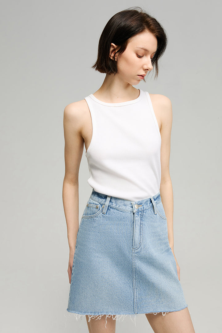 Hey Joanie V-Waist Mini skirt