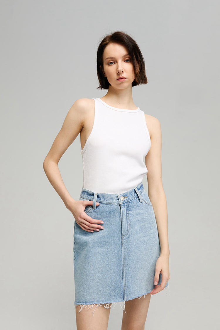 Hey Joanie V-Waist Mini skirt
