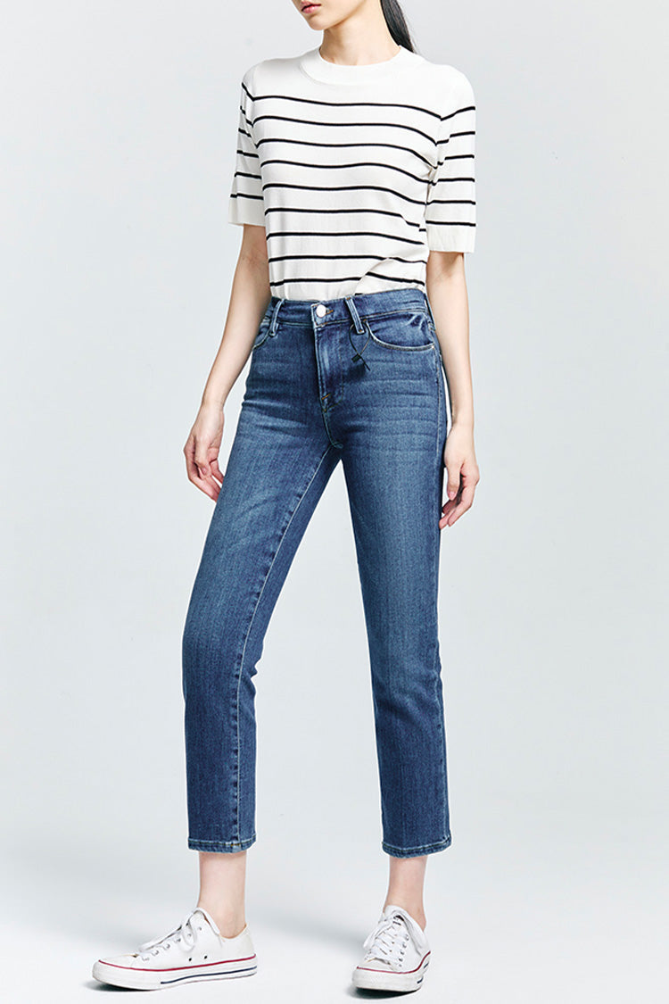 FRAME Le High Straight