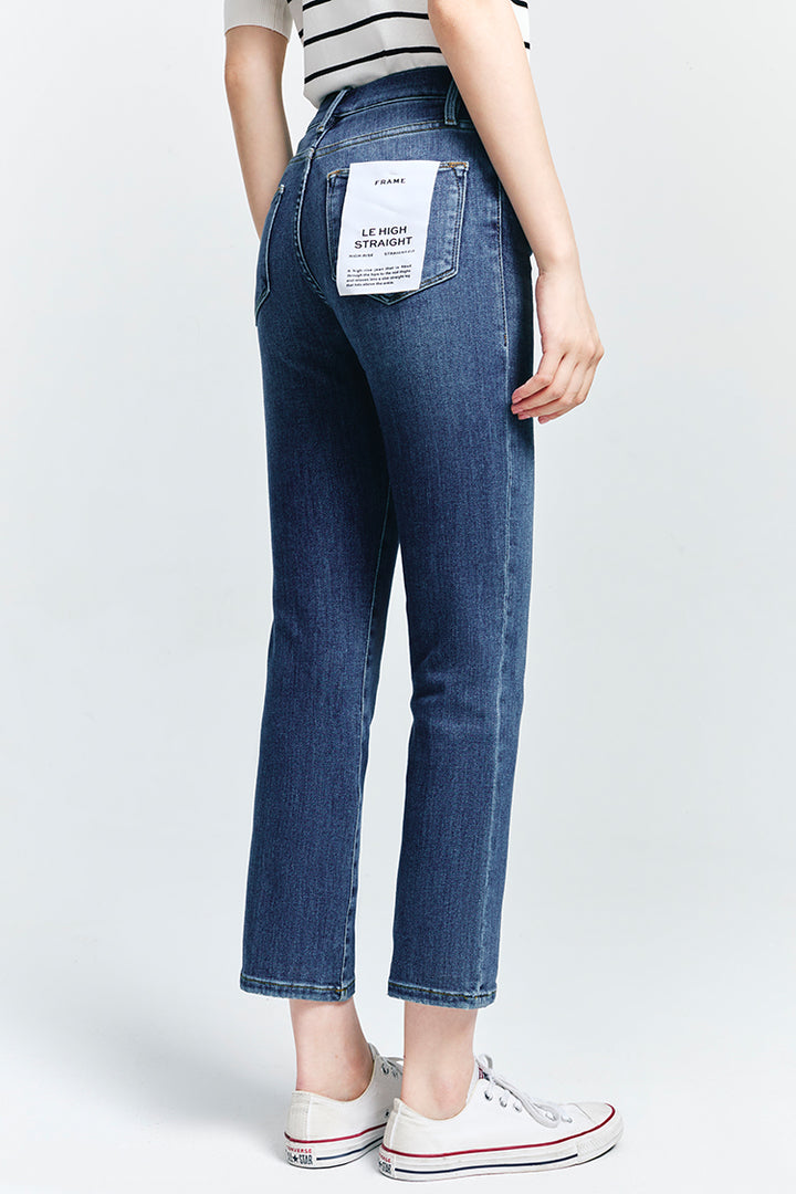 FRAME Le High Straight