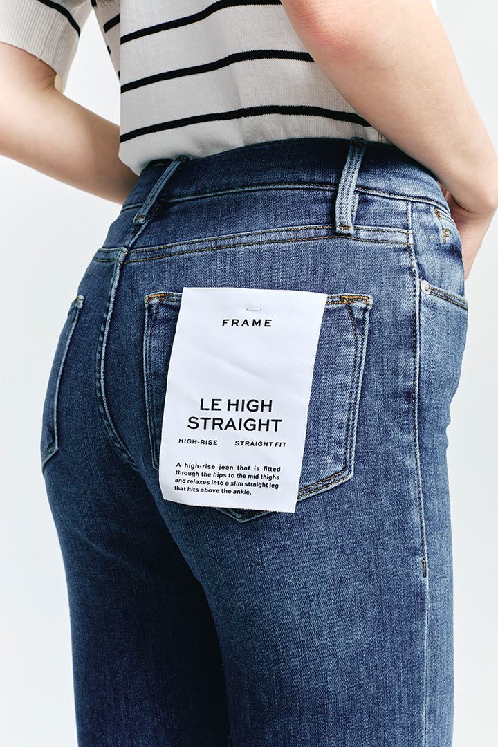 FRAME Le High Straight