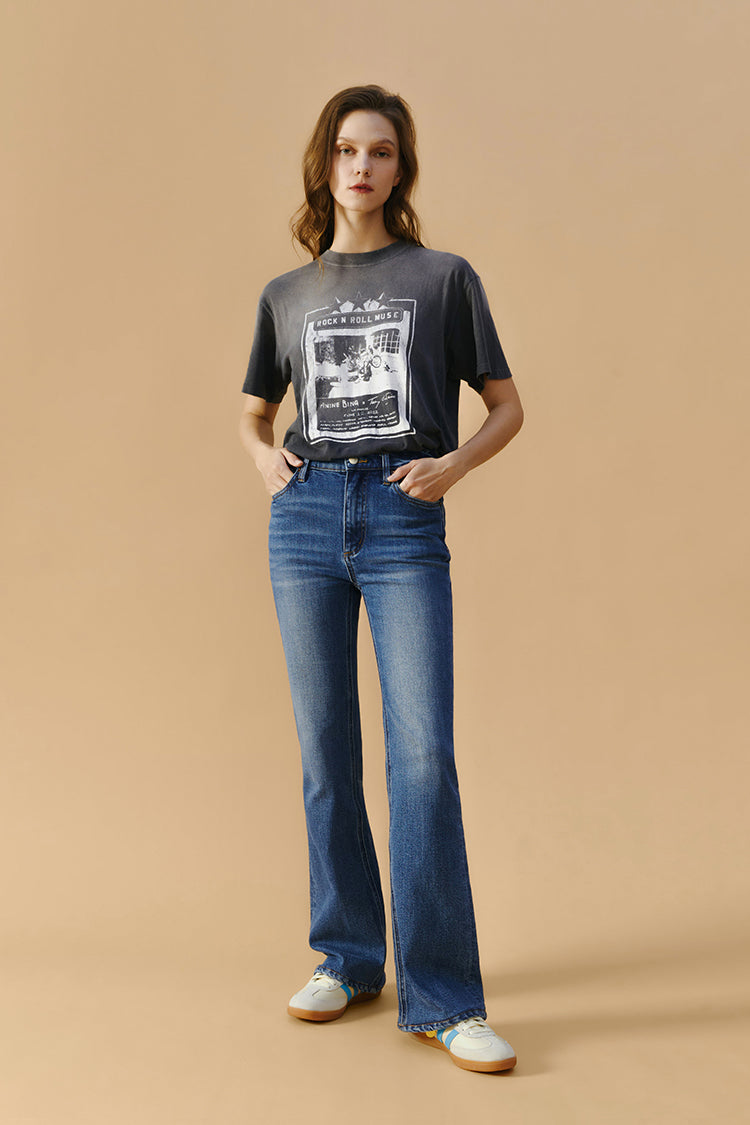 Hey Joanie Barbara High Rise Bootcut Jeans