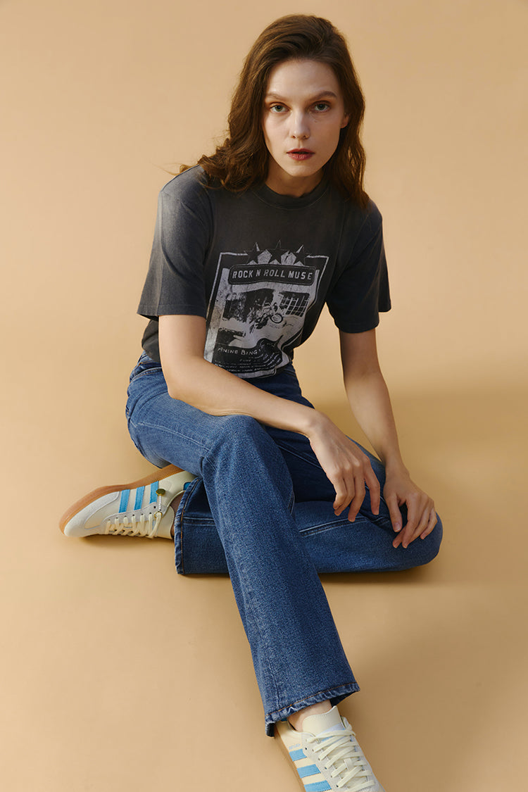 Hey Joanie Barbara High Rise Bootcut Jeans