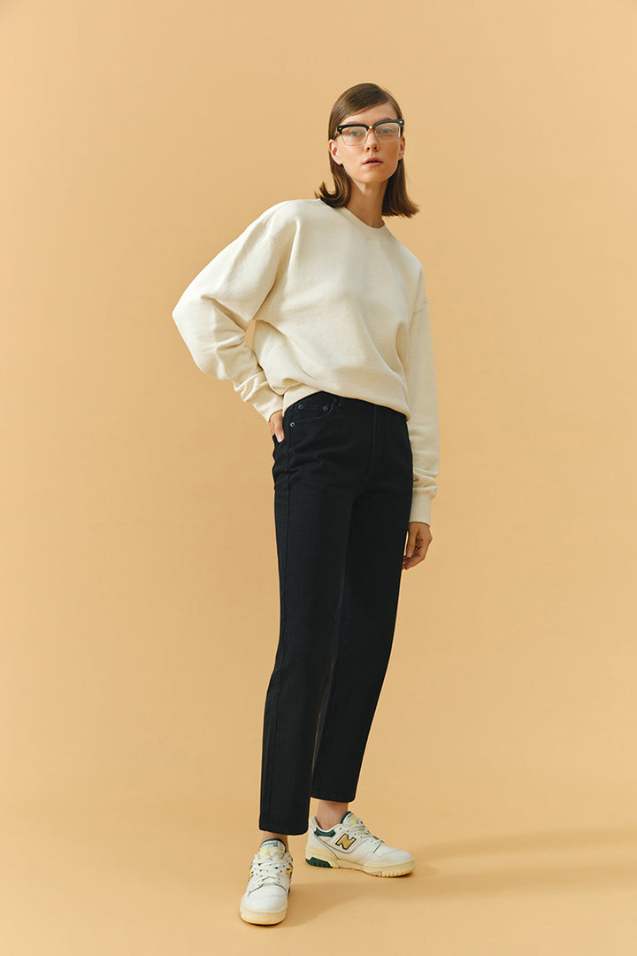 Hey Joanie Chelsea High Rise Straight Crop Jeans