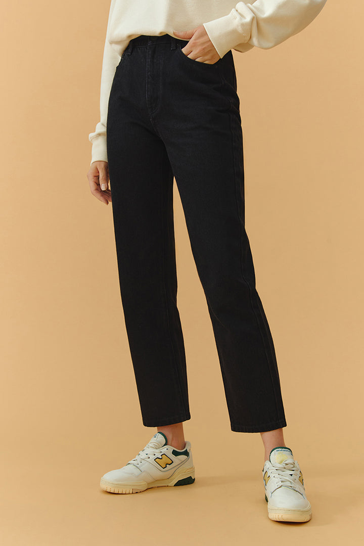 Hey Joanie Chelsea High Rise Straight Crop Jeans