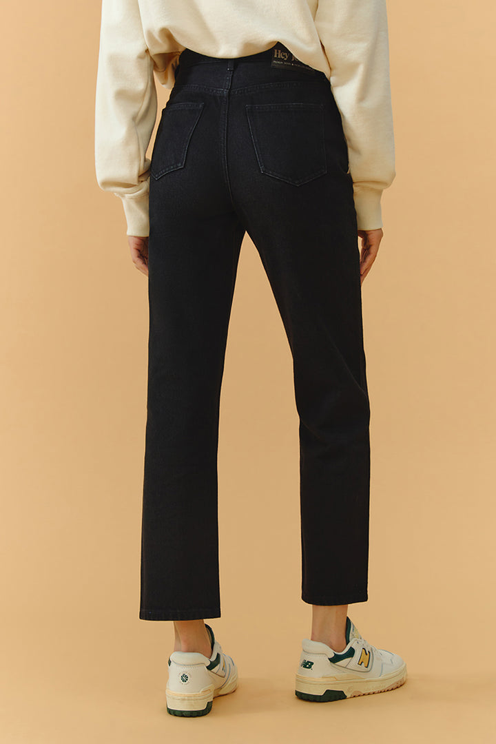 Hey Joanie Chelsea High Rise Straight Crop Jeans
