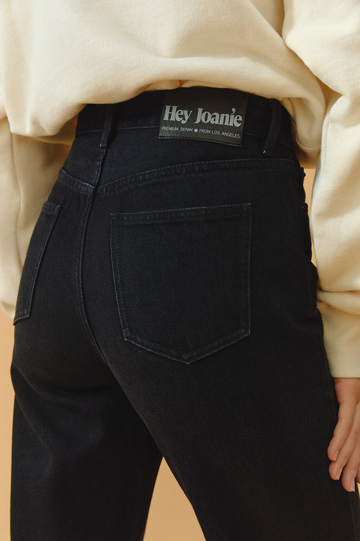 Hey Joanie Chelsea High Rise Straight Crop Jeans