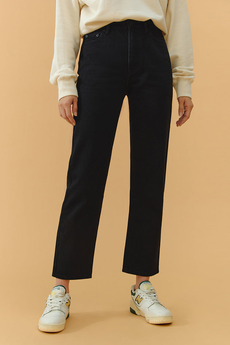 Hey Joanie Chelsea High Rise Straight Crop Jeans