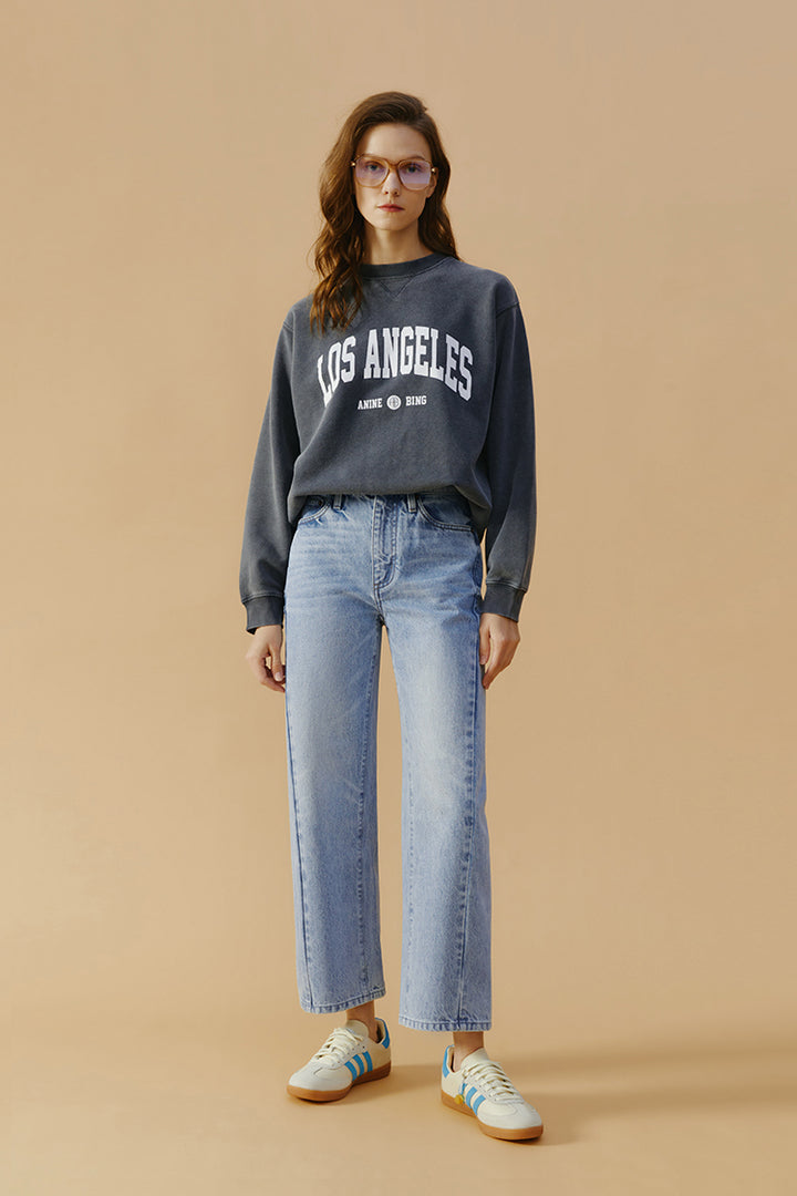 Hey Joanie High-Line Straight Cropped Jeans (Turkish Cotton)