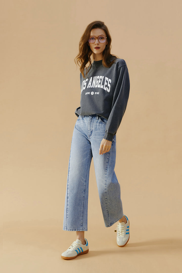 Hey Joanie High-Line Straight Cropped Jeans (Turkish Cotton)