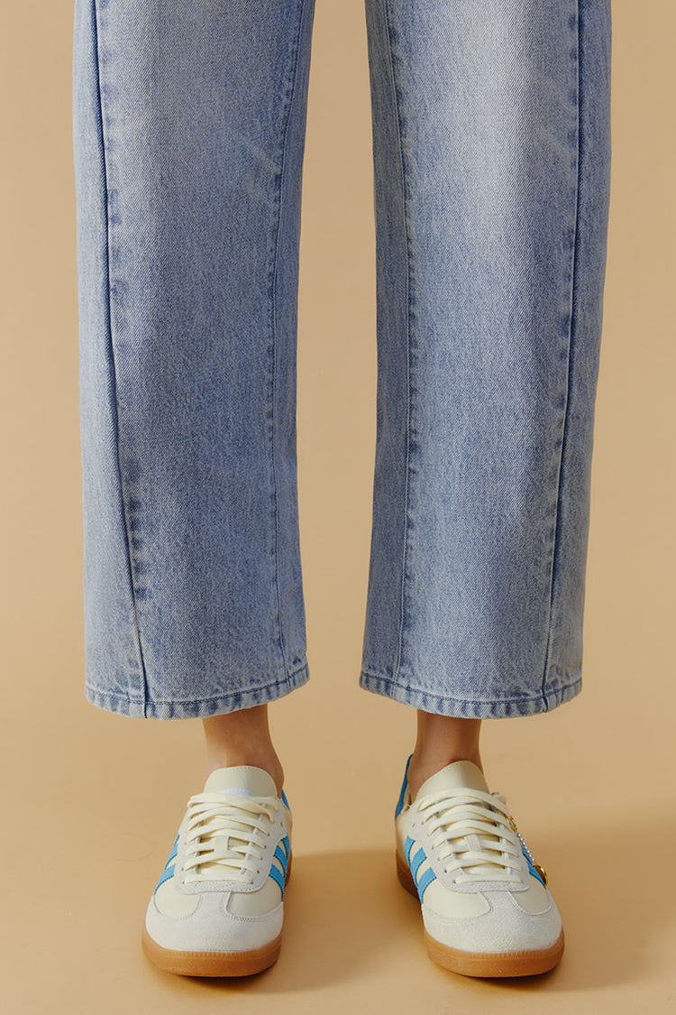 Hey Joanie High-Line Straight Cropped Jeans (Turkish Cotton)