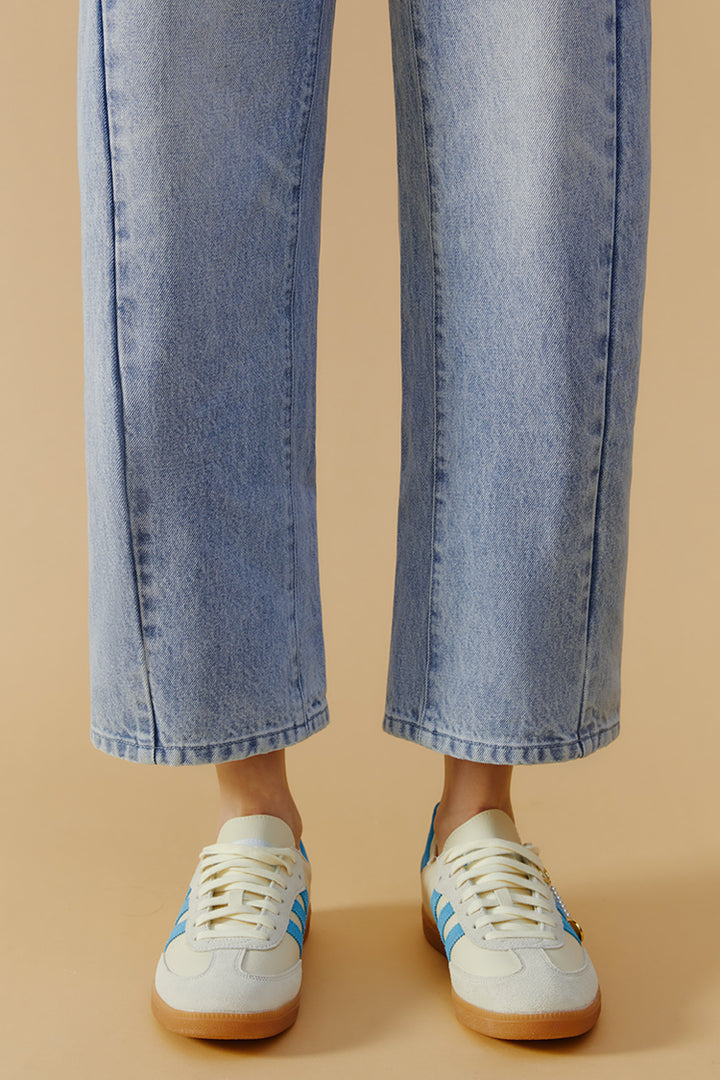 Hey Joanie High-Line Straight Cropped Jeans (Turkish Cotton)