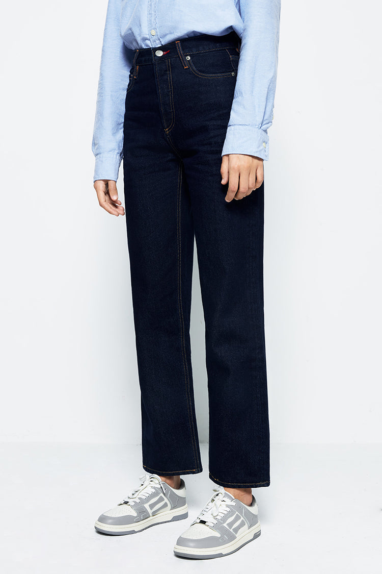 Hey Joanie Manhattan High Rise Straight Ankle Jeans