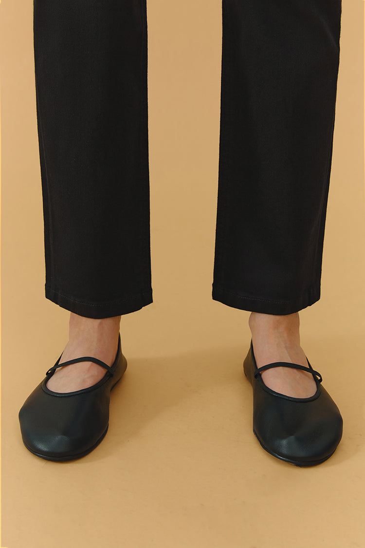 Hey Joanie Two Shots High Rise Straight Crop Jeans