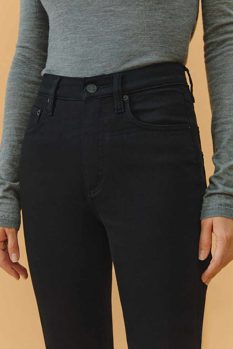 Hey Joanie Two Shots High Rise Straight Crop Jeans