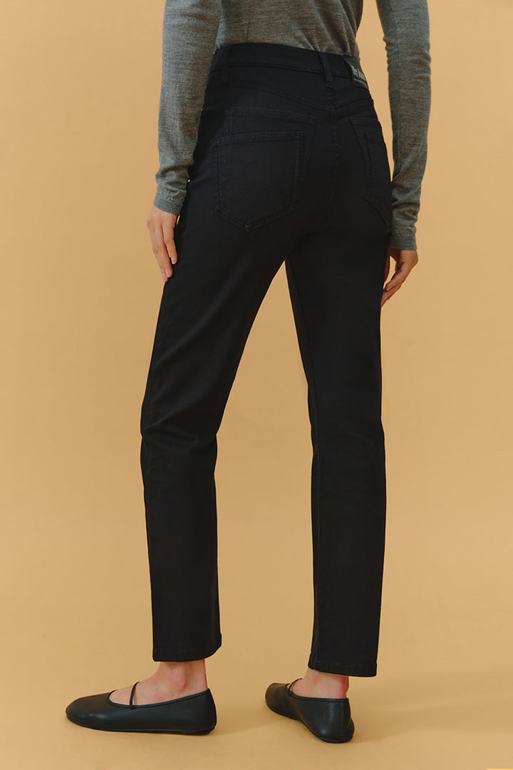 Hey Joanie Two Shots High Rise Straight Crop Jeans