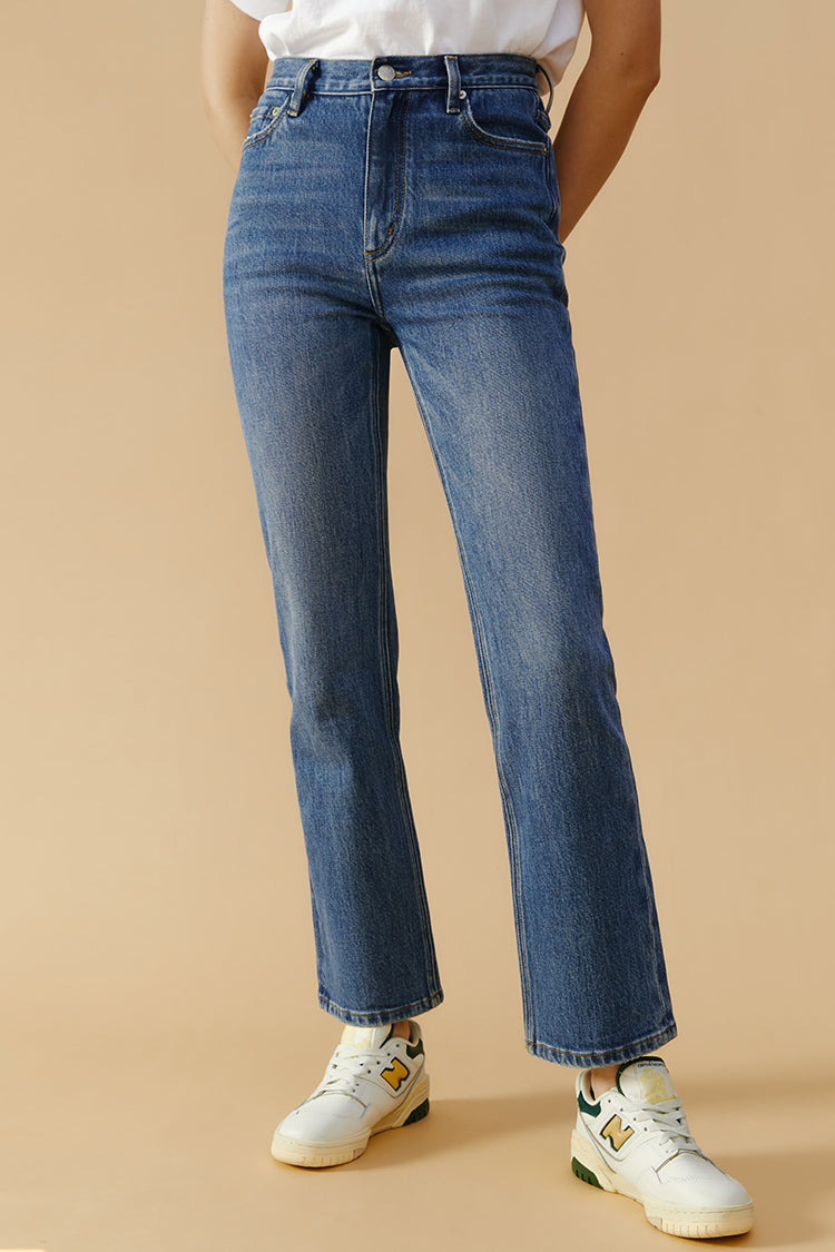 Hey Joanie Activity Grrrl High Rise Kick Crop Jeans