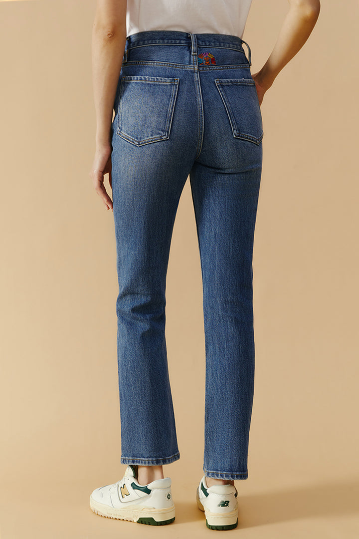 Hey Joanie Activity Grrrl High Rise Kick Crop Jeans
