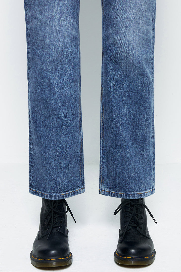 Hey Joanie Activity Grrrl High Rise Kick Crop Jeans (Turkish Cotton)