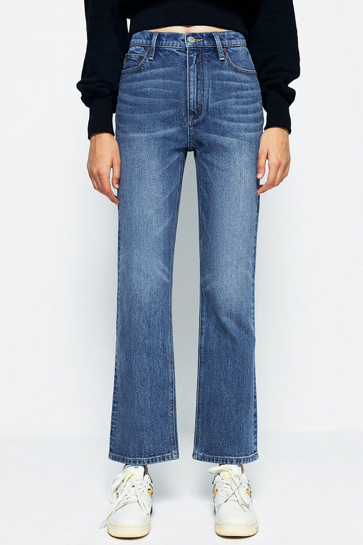 Hey Joanie Activity Grrrl High Rise Kick Crop Jeans (Turkish Cotton)