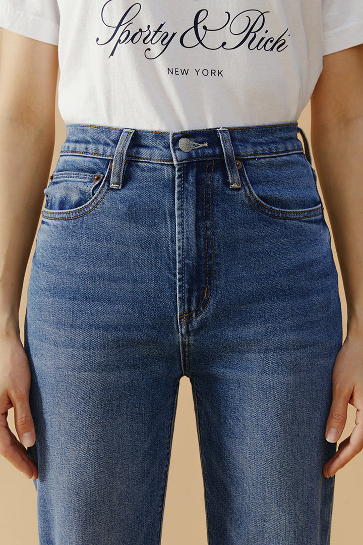 Hey Joanie Chelsea High Rise Straight Crop Jeans