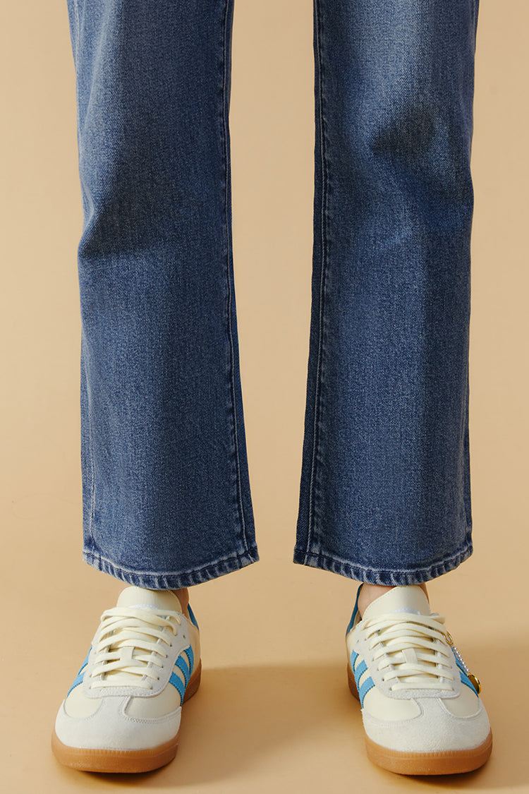 Hey Joanie Chelsea High Rise Straight Crop Jeans
