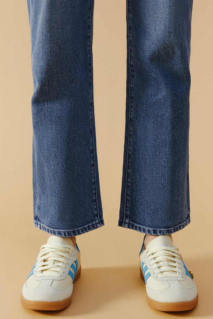 Hey Joanie Chelsea High Rise Straight Crop Jeans
