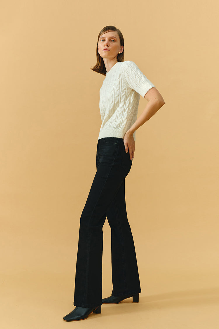 Hey Joanie Barbara High Rise Bootcut Jeans