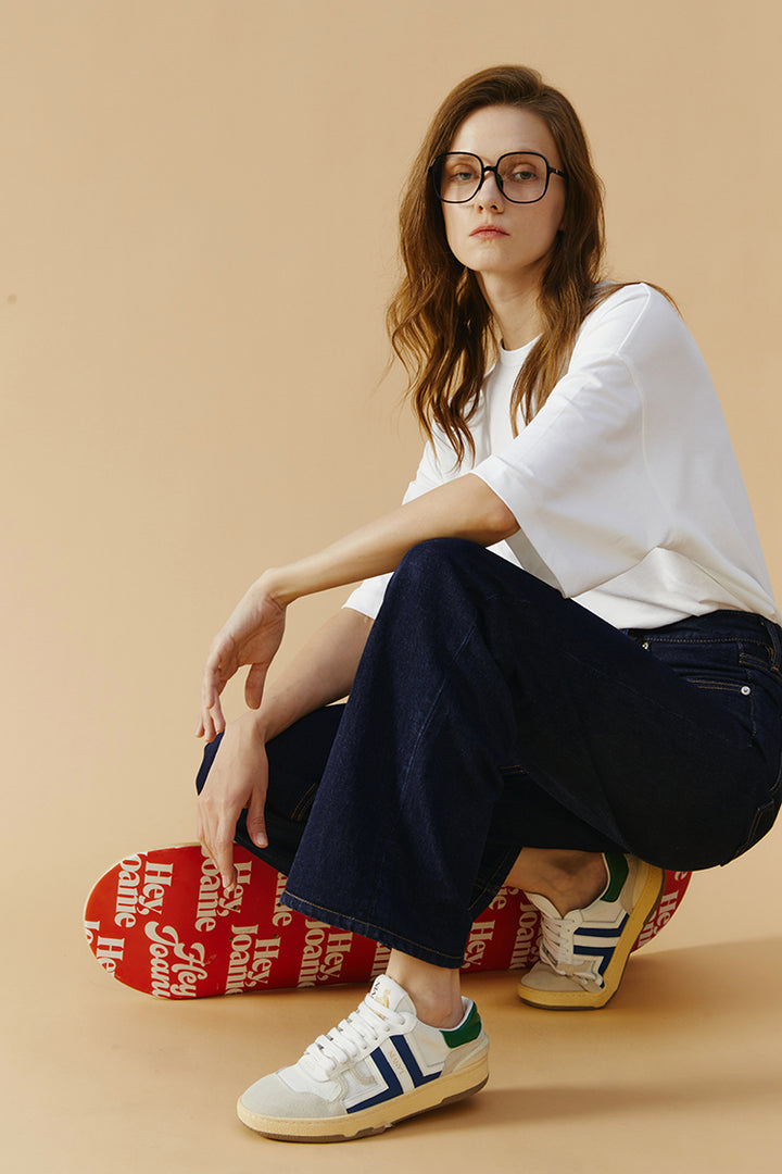 Hey Joanie Coney Island Whitefish High Rise Wide Jeans