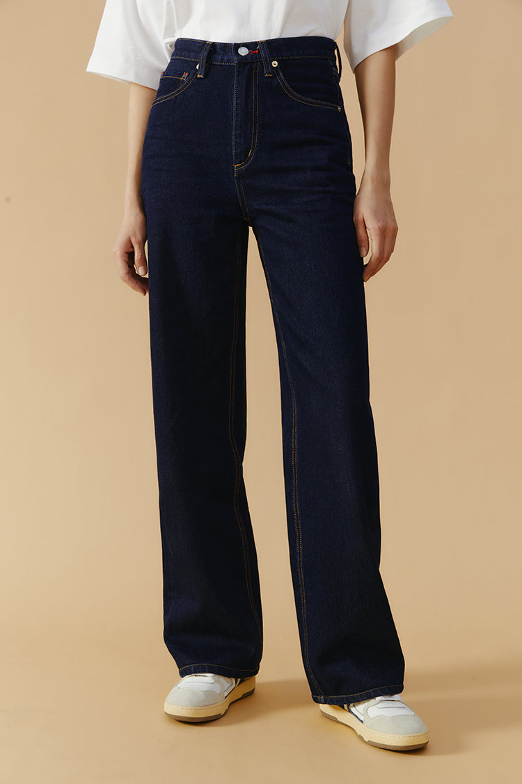 Hey Joanie Coney Island Whitefish High Rise Wide Jeans