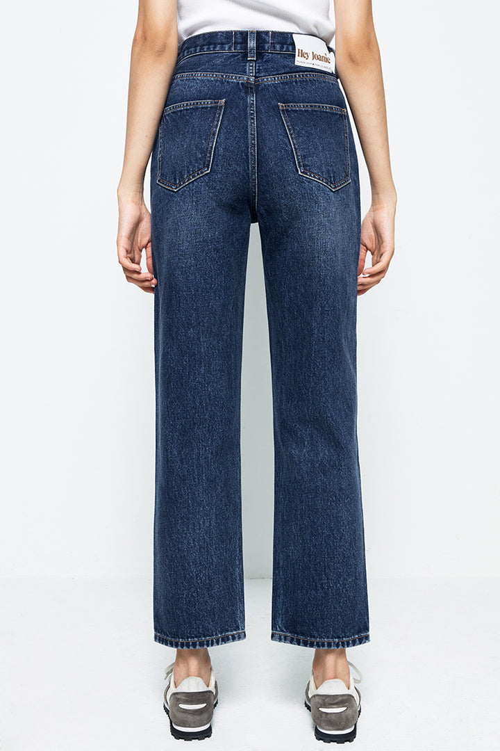 Hey Joanie Chelsea High Rise Straight Crop Jeans