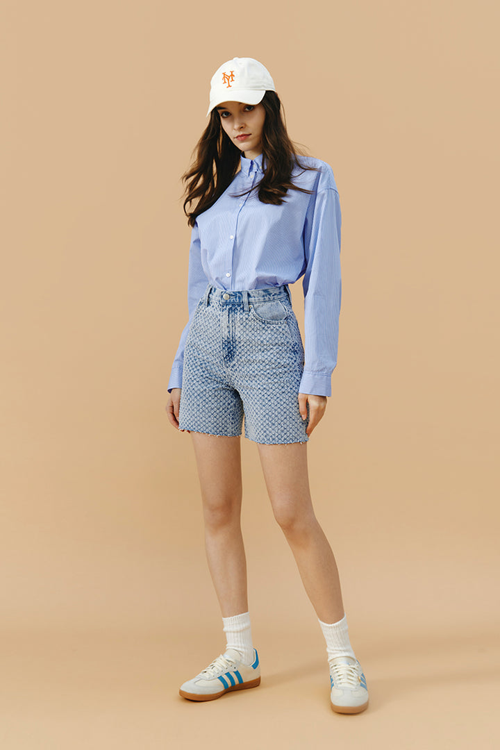 Hey Joanie Venice Tweed High Rise Shorts