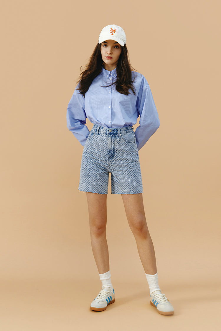 Hey Joanie Venice Tweed High Rise Shorts