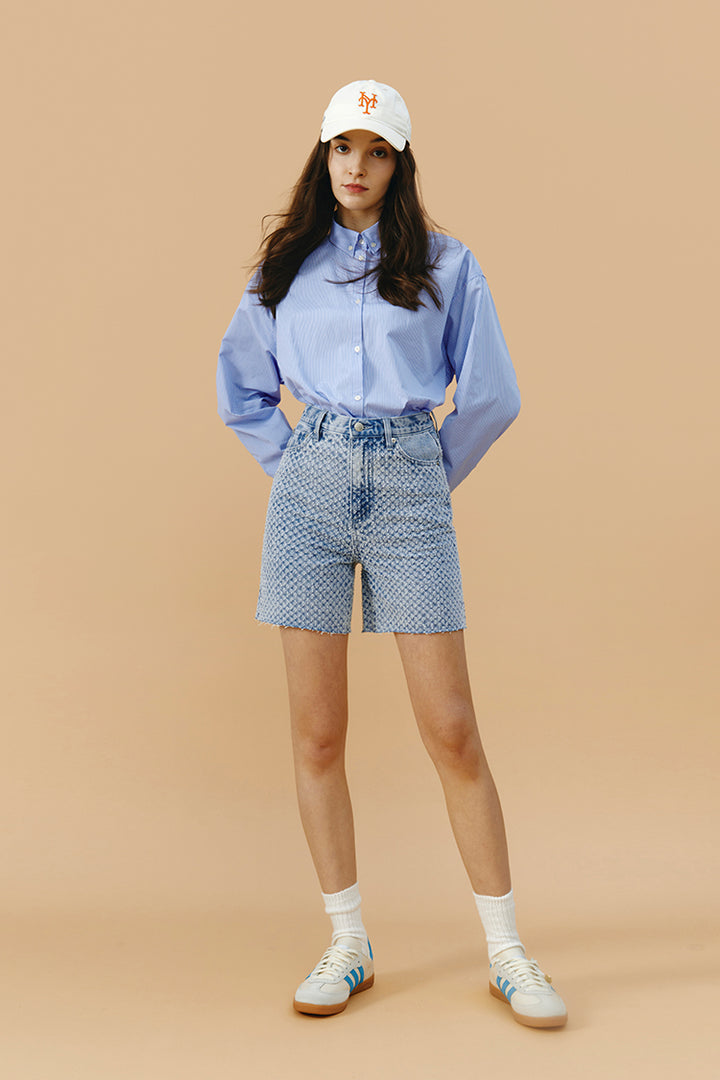 Hey Joanie Venice Tweed High Rise Shorts