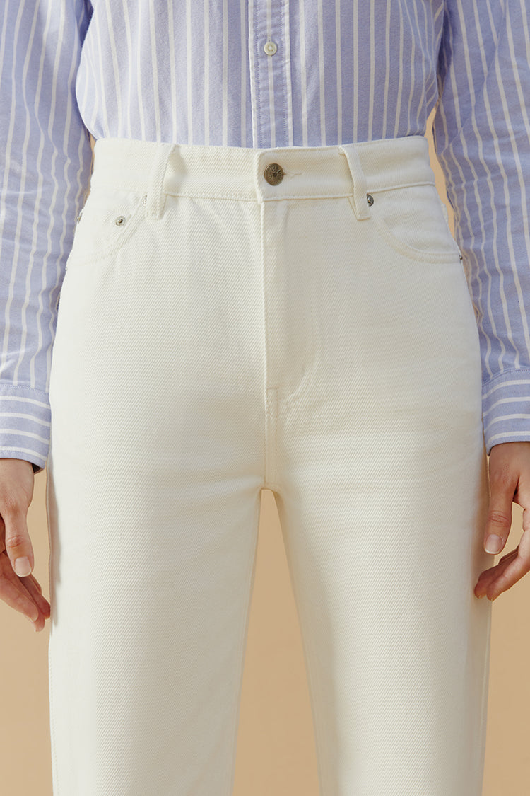 Hey Joanie Manhattan High Rise Straight Ankle Jeans