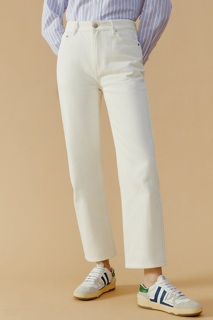 Hey Joanie Manhattan High Rise Straight Ankle Jeans
