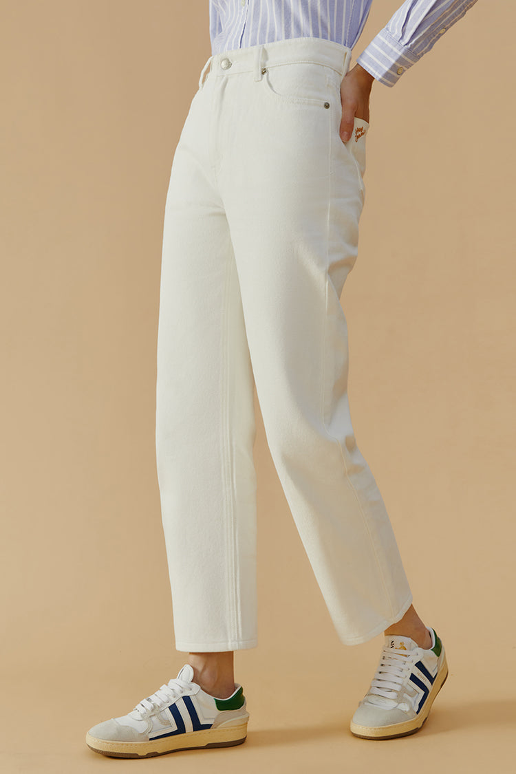 Hey Joanie Manhattan High Rise Straight Ankle Jeans
