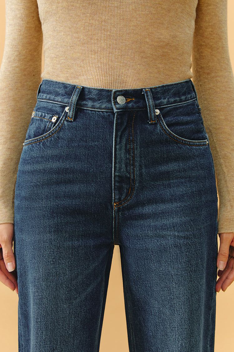 Hey Joanie Coney Island Whitefish High Rise Wide Jeans (Fleece-Lined)