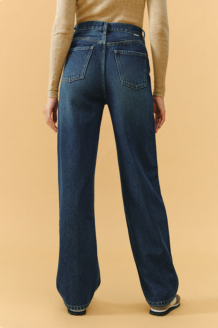 Hey Joanie Coney Island Whitefish High Rise Wide Jeans (Fleece-Lined)