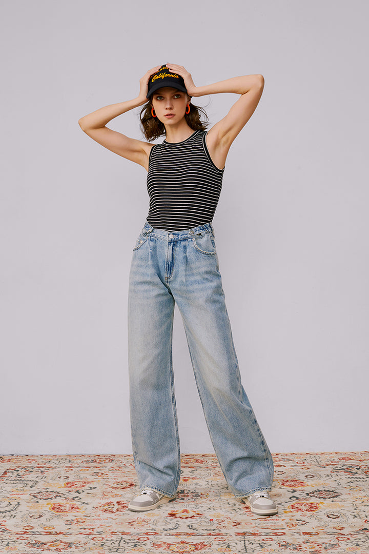 Hey Joanie Fun City Wide Jeans