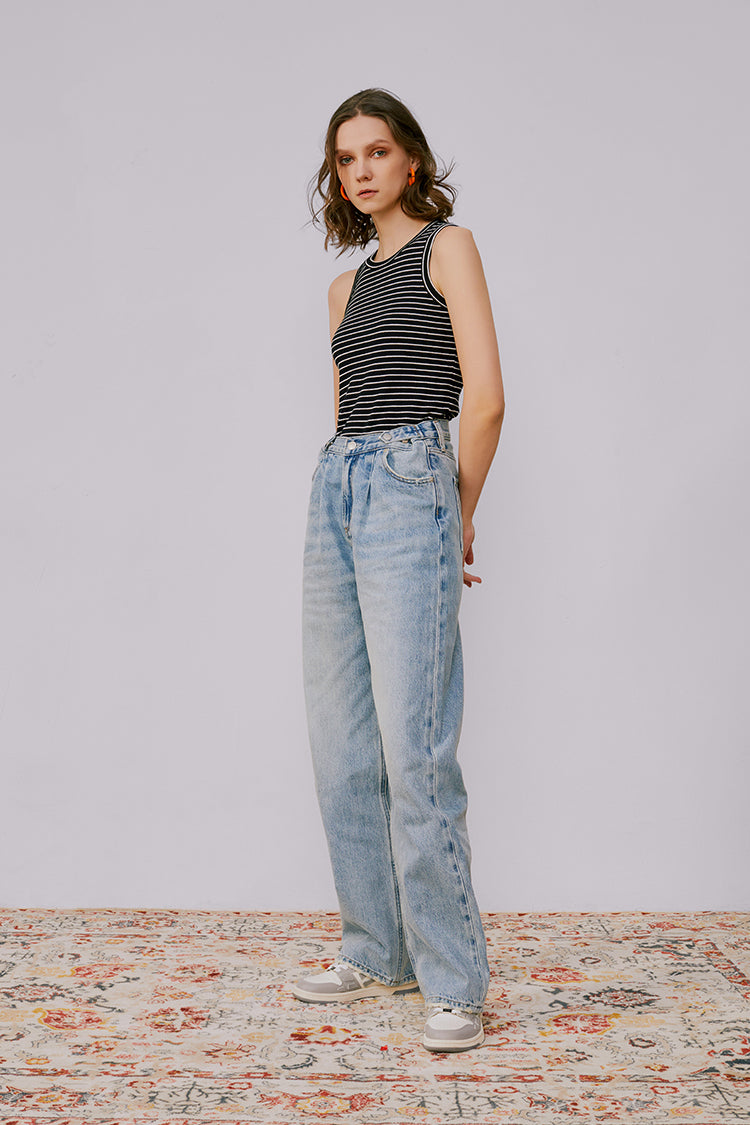 Hey Joanie Fun City Wide Jeans