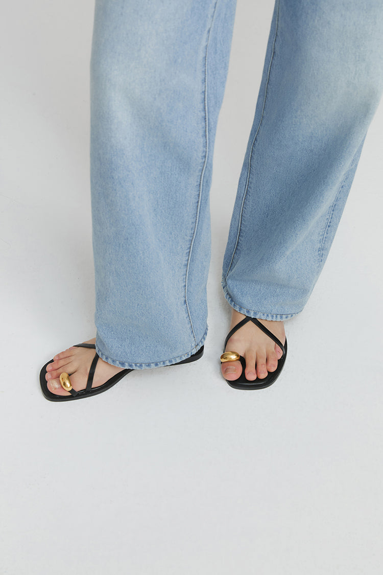 Hey Joanie Coney Island Whitefish High Rise Wide Jeans