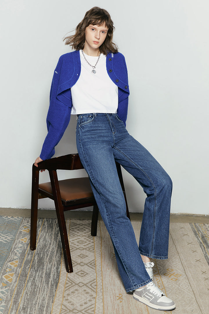 Hey Joanie Coney Island Whitefish High Rise Wide Jeans