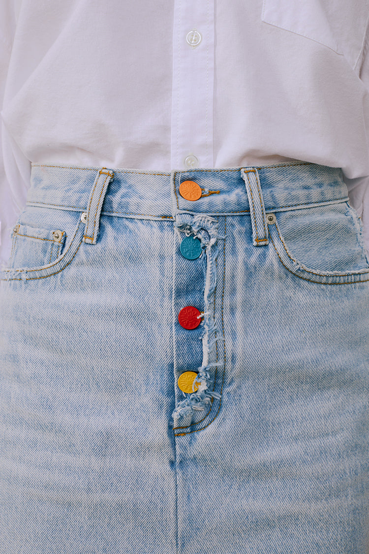 Hey Joanie Rainbow Pleat Skort