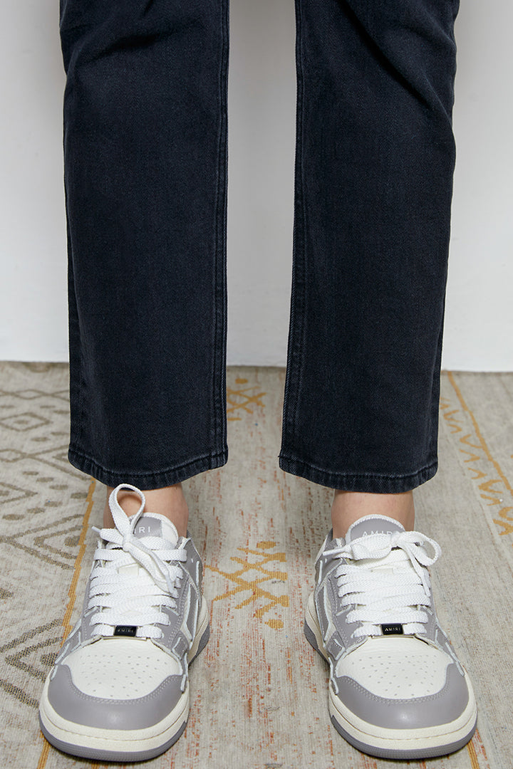 Hey Joanie Two Shots High Rise Straight Crop Jeans