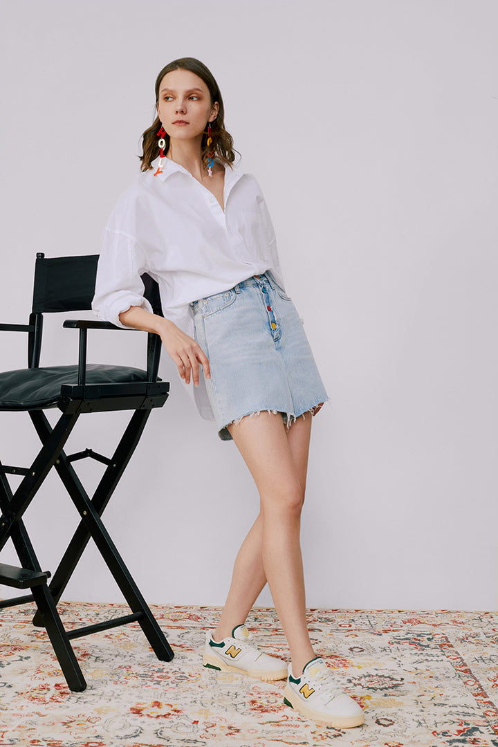 Hey Joanie Rainbow Pleat Skort