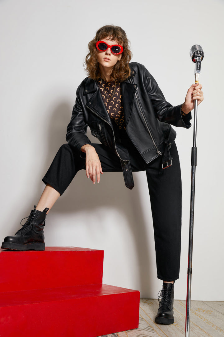 Hey Joanie Queens Of Noise High Rise Taper Jeans