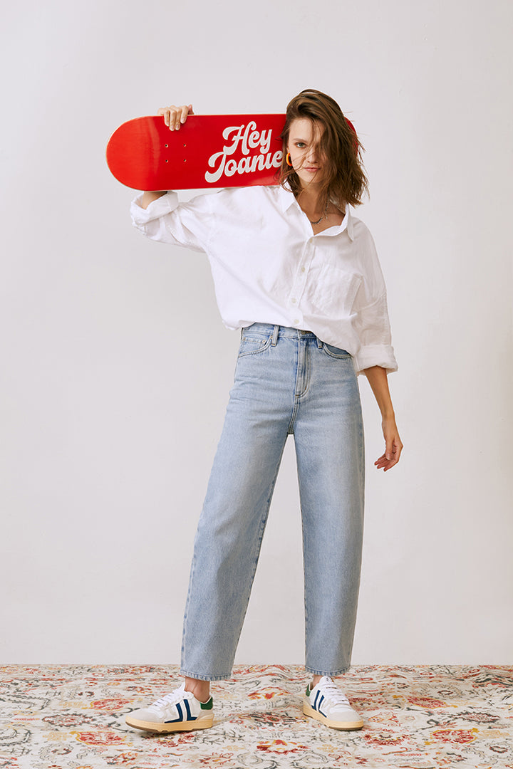 Hey Joanie Queens Of Noise High Rise Taper Jeans