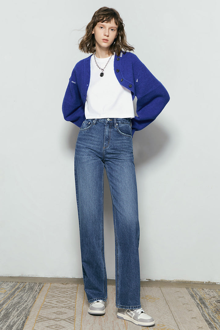 Hey Joanie Coney Island Whitefish High Rise Wide Jeans